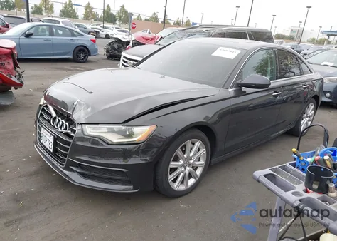 2015 Audi A6 3.0T Premium Plus из США, поврежденный, VIN WAUFGAFC4FN006115